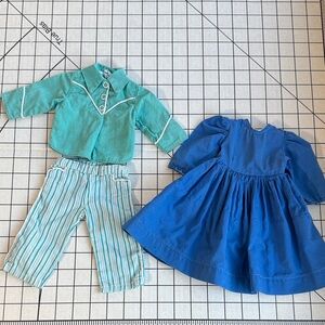 Vintage 1950s Terri Lee Doll Clothing Lot • 2 Tagged Outfits